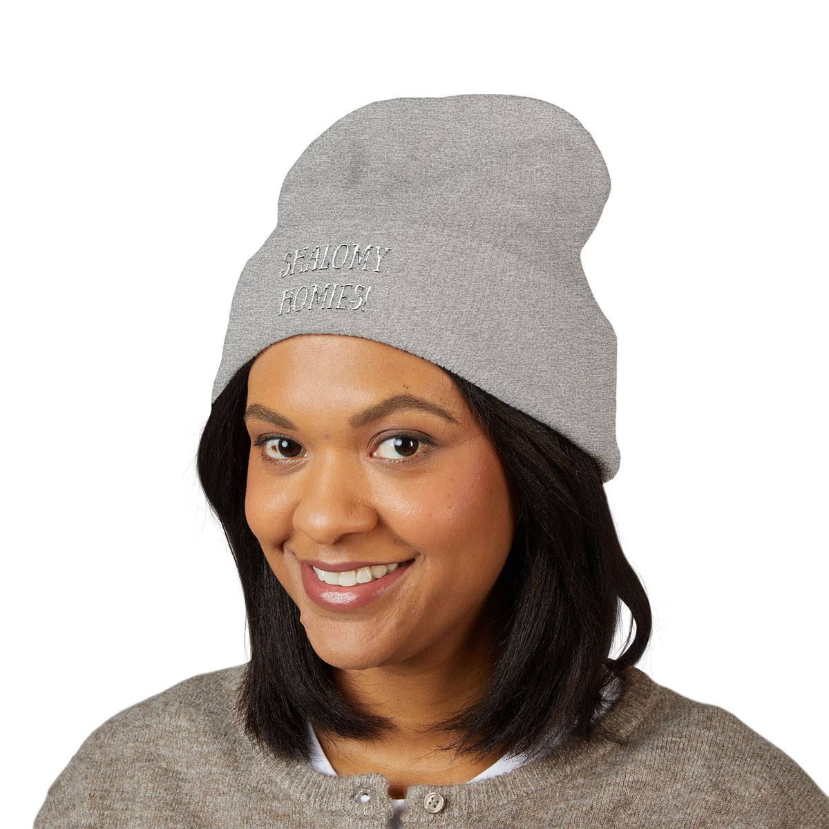 Shalomy, Homies! (Canadian Shipping) Embroidered Cuffed Beanie