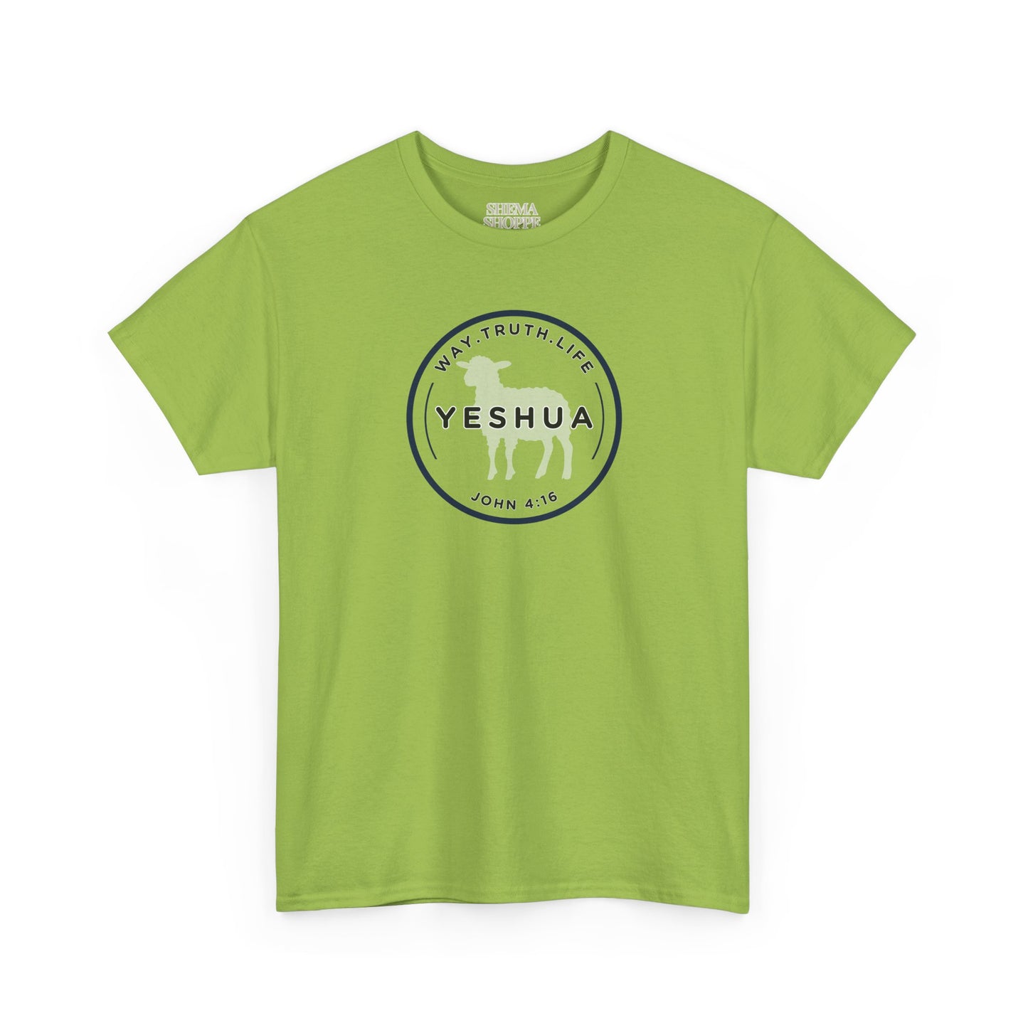 Yeshua 'Way, Truth, Life' Heavy Cotton Graphic Tee