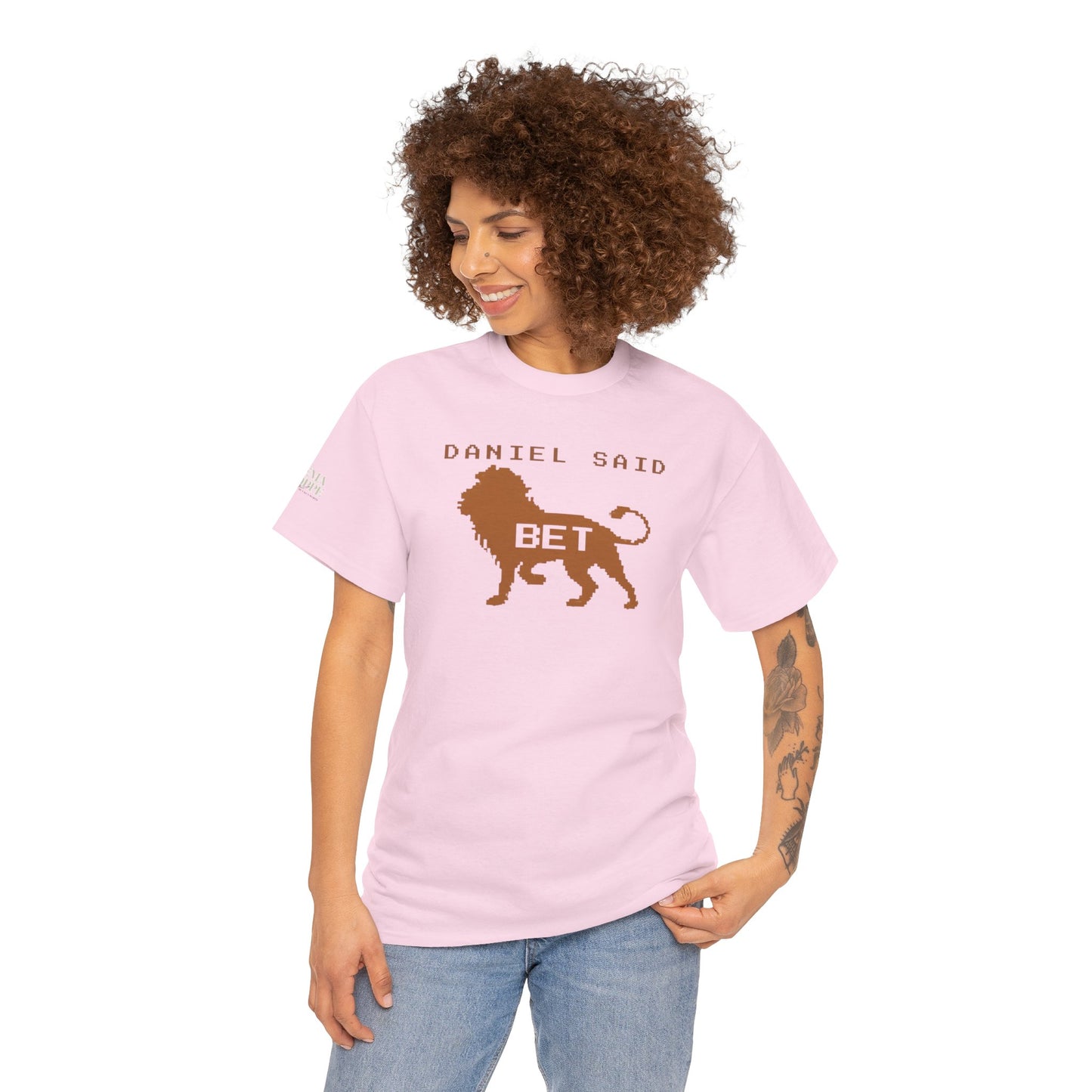 'Daniel Said Bet' Graphic Lion Tee Hebrew Hahas