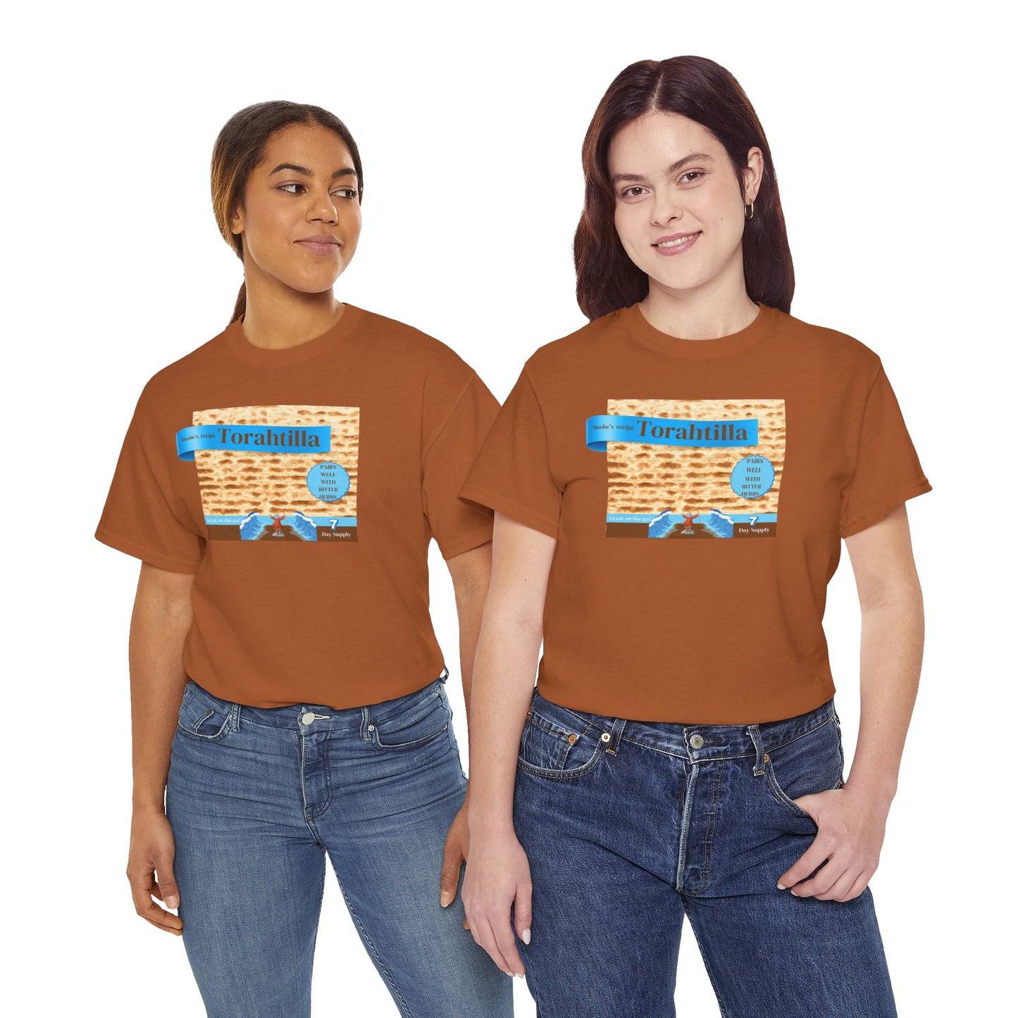 Passover Matzo Unisex Tee - Moshe's Recipe Torahtillas Cotton Funny Shirt