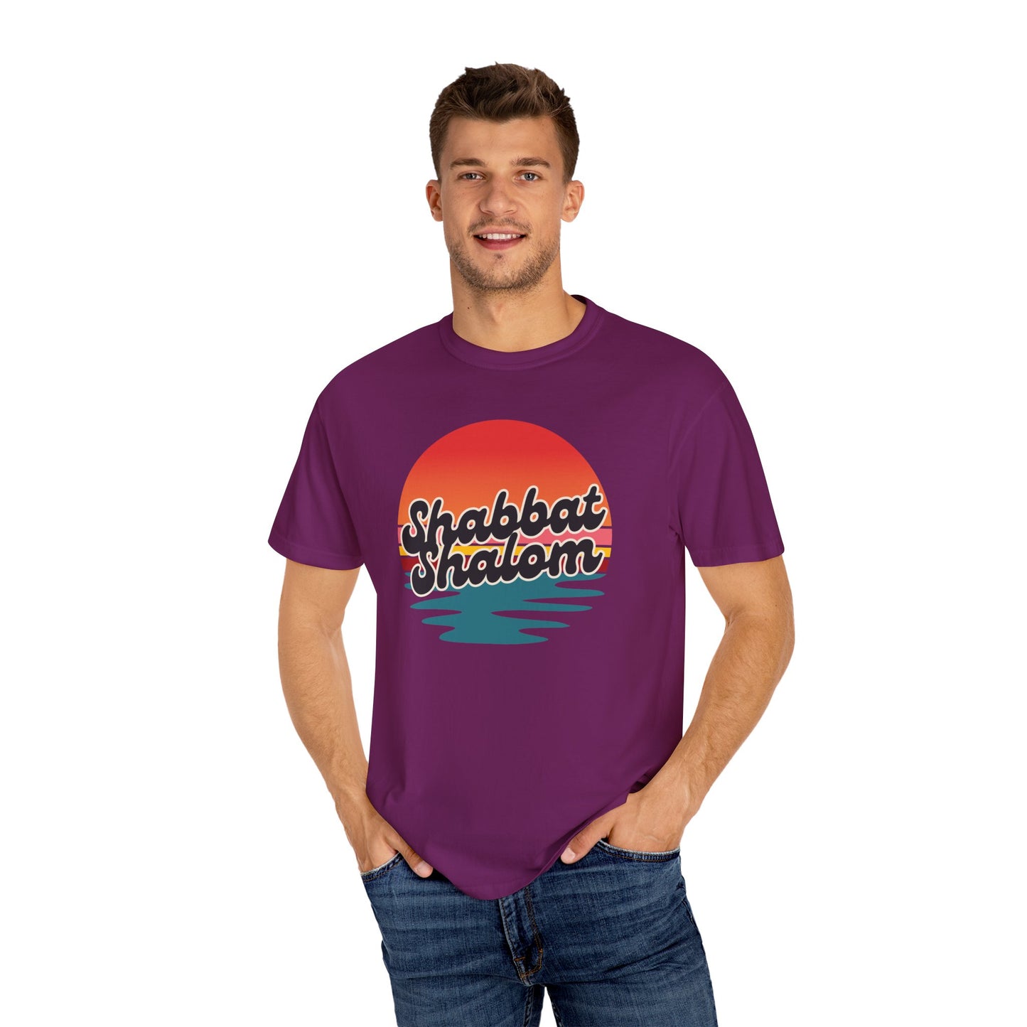 Sunset Shabbat Shalom T-shirt