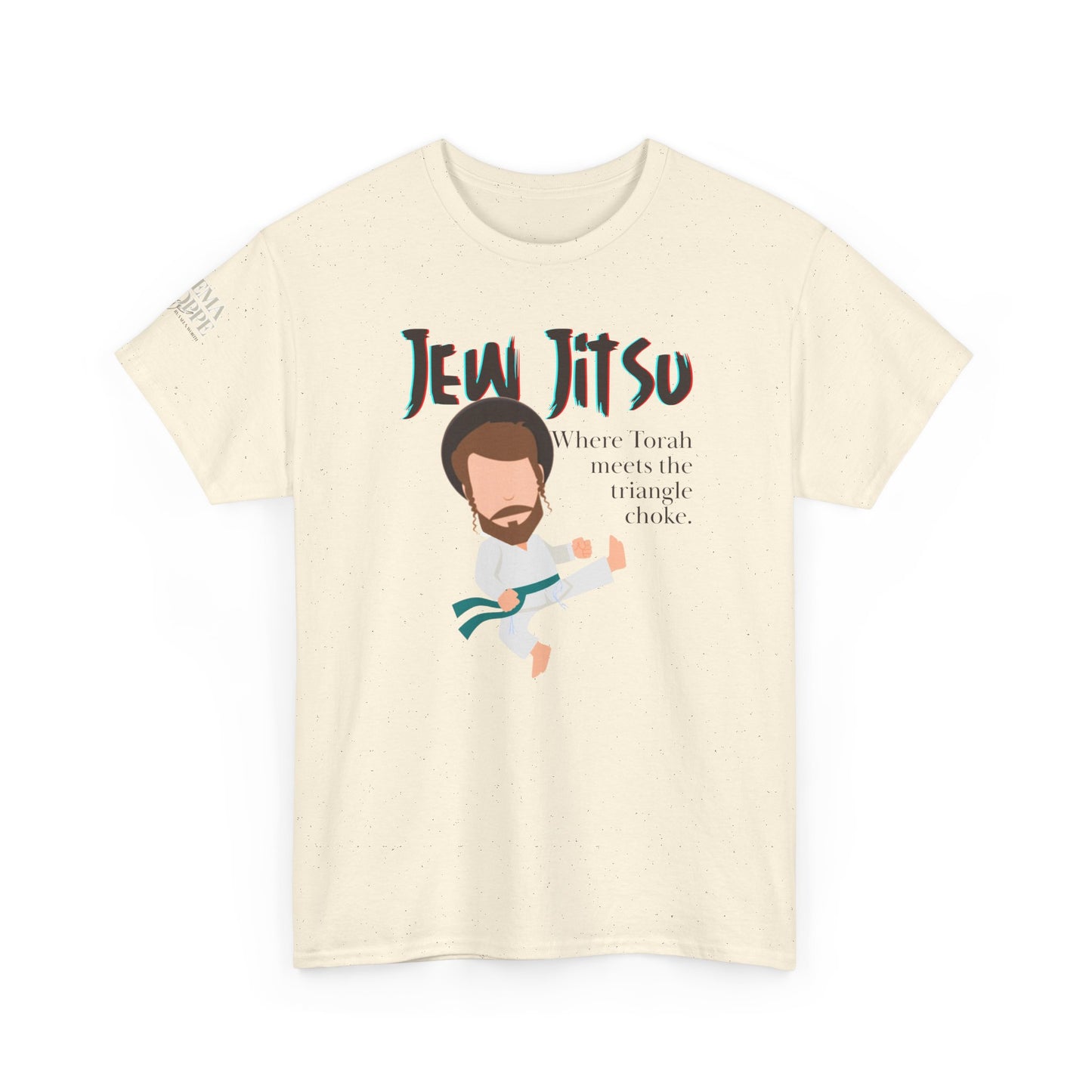 Jew Jitsu Funny Unisex Tee - Cotton Martial Arts Torah Shirt
