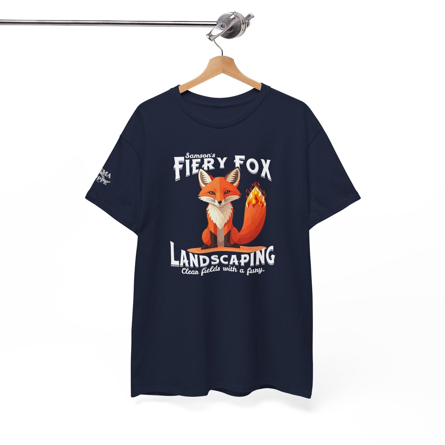 Fiery Fox Landscaping Unisex Heavy Cotton Tee - dark shades