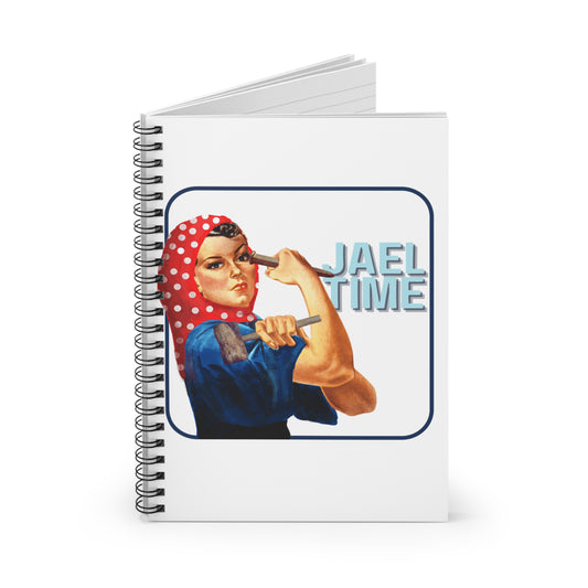 Empowering Spiral Notebook - Jael Time, Motivational Journal, Gift for Creatives, Office Supplies, Bible Hero Stationery