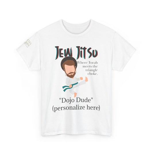 Jew Jitsu Funny Unisex Tee - Cotton Martial Arts Torah Shirt