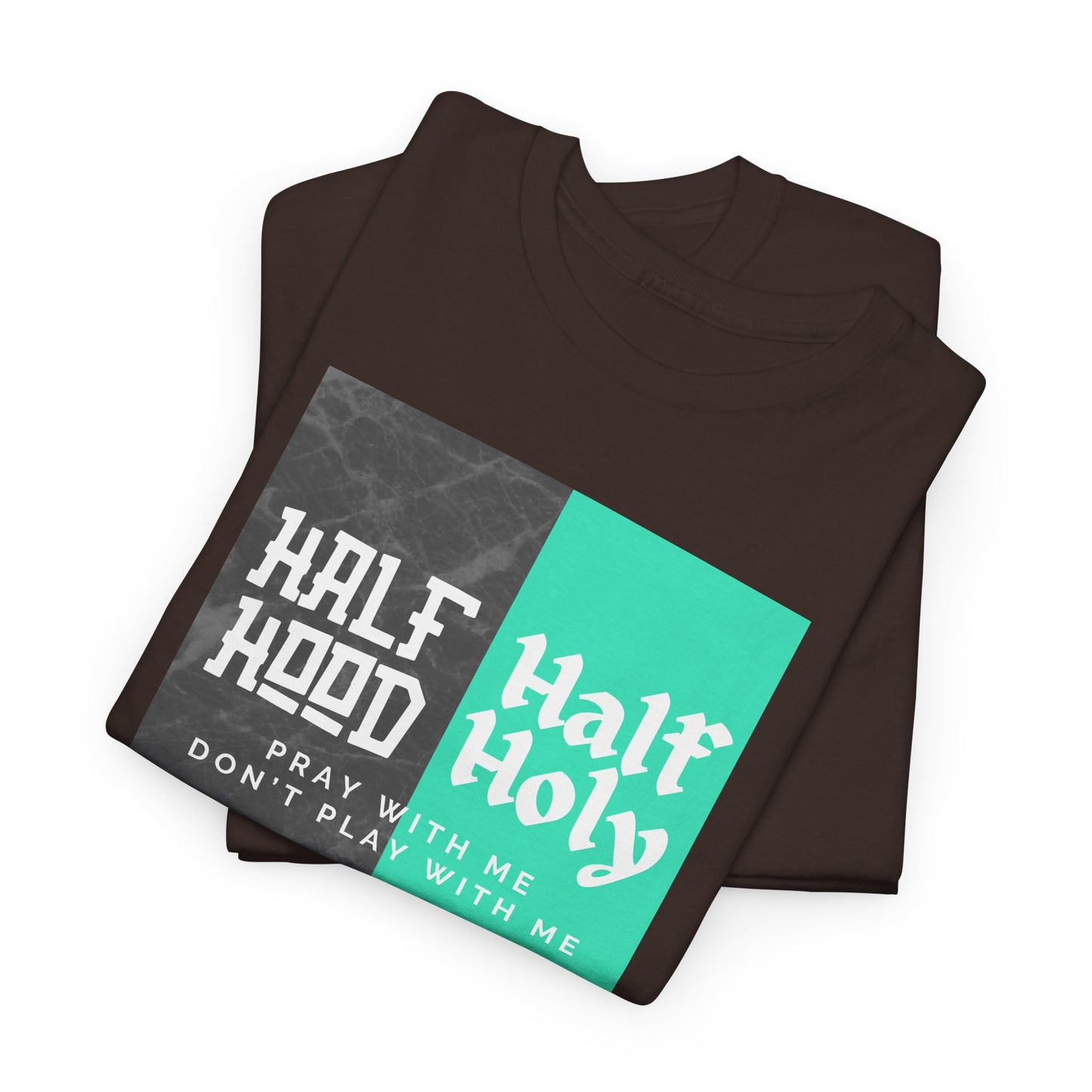 Half Hood/Half Holy Unisex Heavy Cotton Tee