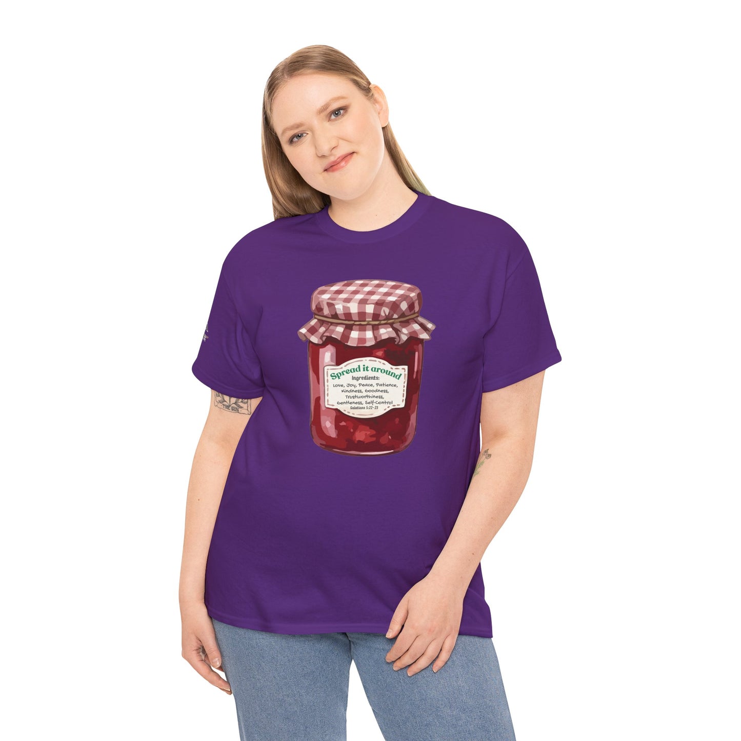 Fruit Of The Spirit Graphic Tee — Vintage Preserves "Spread it Around" T‑Shirt Galations