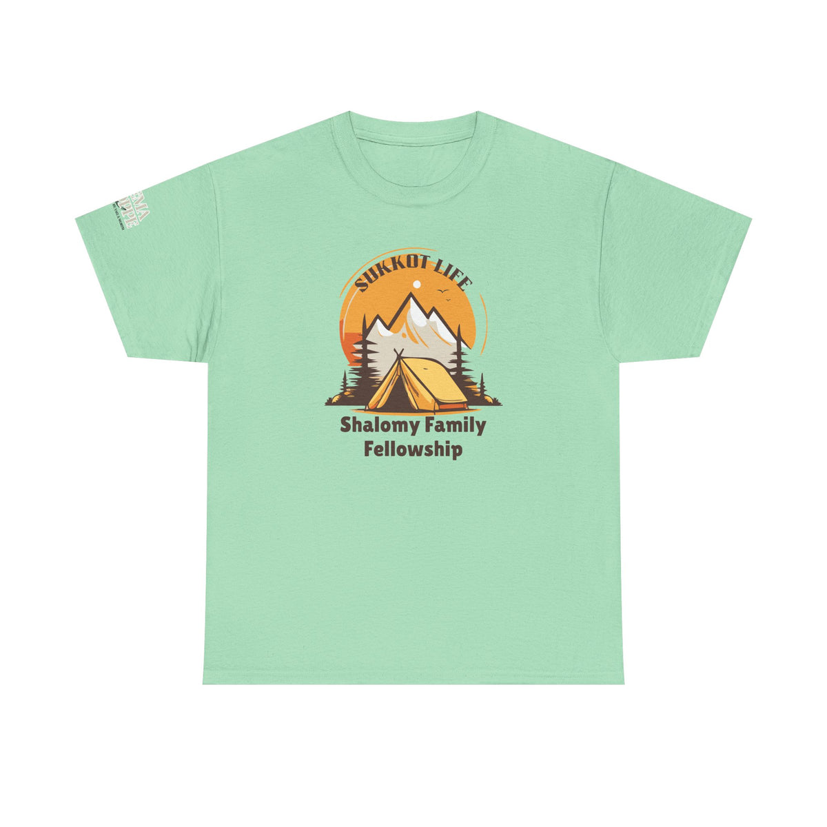 Sukkot Life Tee - Camping Biblical Feast Fellowship Shirt