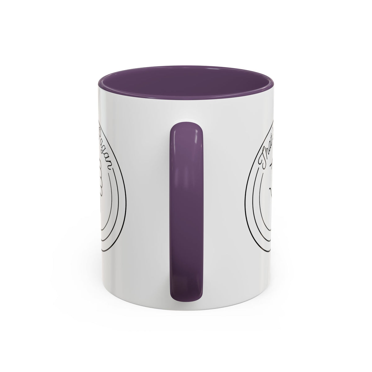 That's Pagan Thumbs Down Accent Coffee Mug