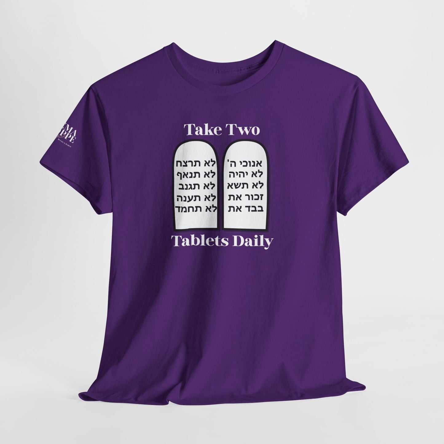 Unisex Tee Take Two Tablets Daily Commandments Shirt