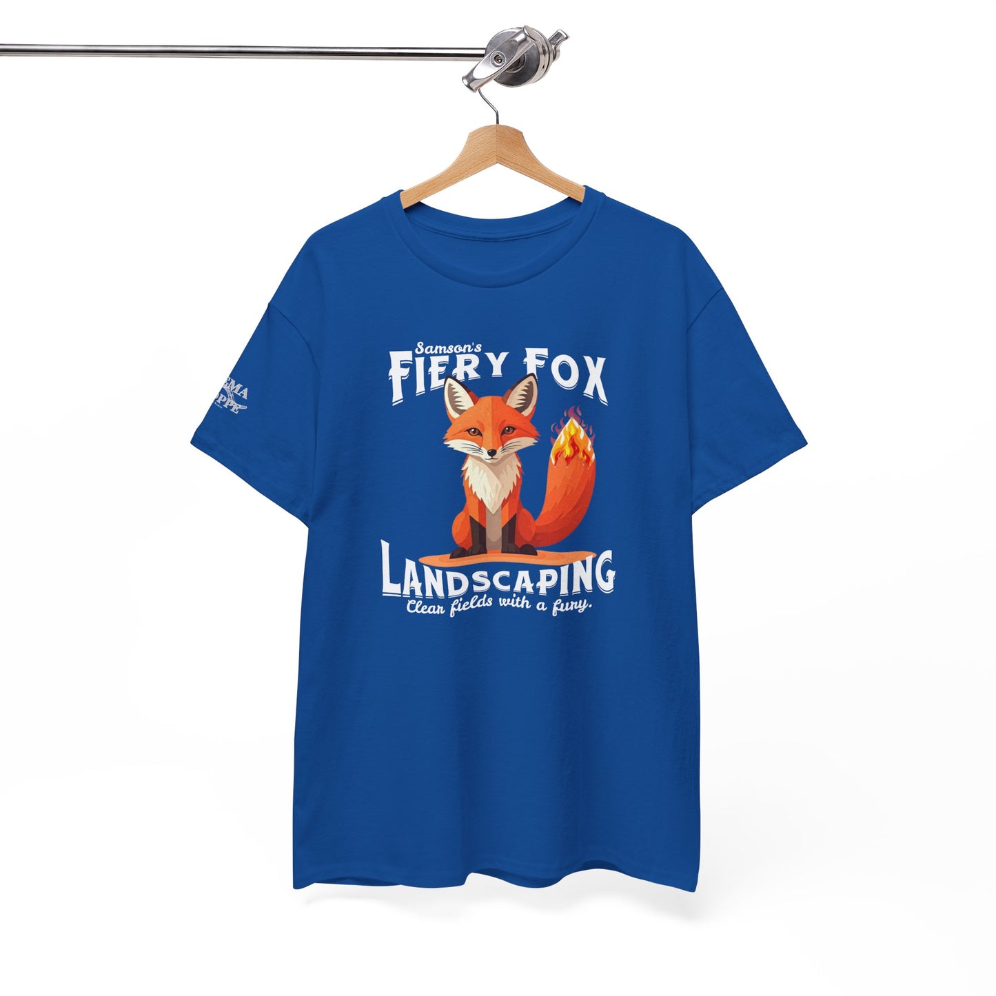 Fiery Fox Landscaping Unisex Heavy Cotton Tee - dark shades