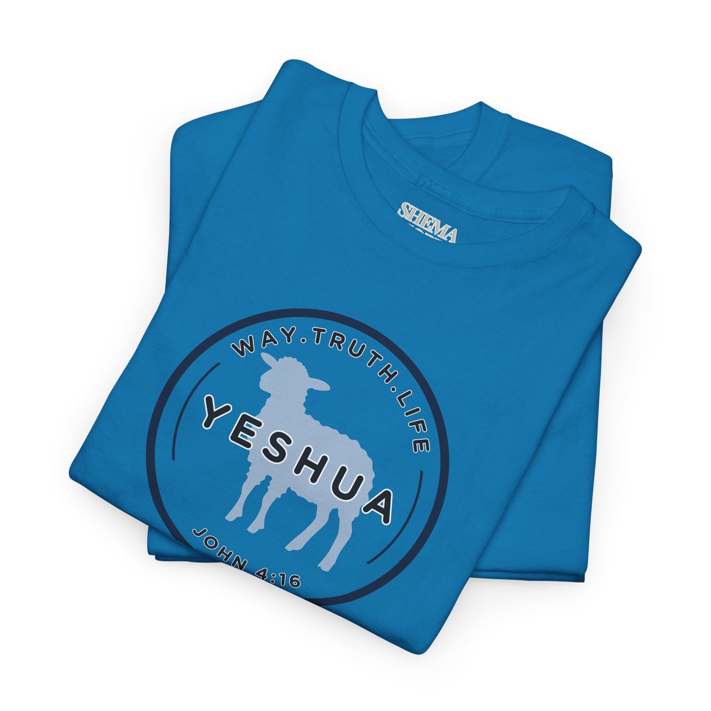 Yeshua 'Way, Truth, Life' Heavy Cotton Graphic Tee