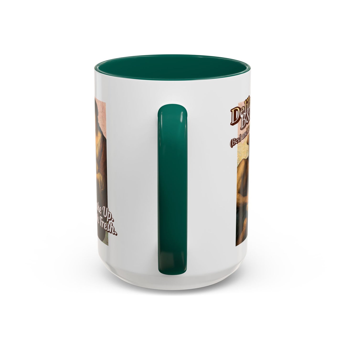 Funny Vintage Sampson Delilah's B&B Coffee Mug Bible Humor