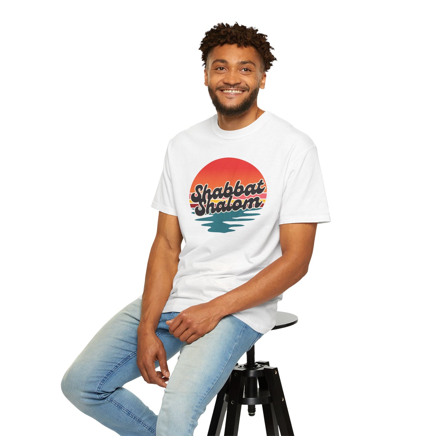 Sunset Shabbat Shalom T-shirt