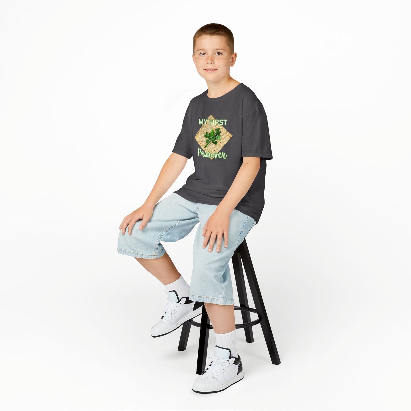 Kids T‑Shirt “My First Plant Parent” Green Succulent Garden Tee