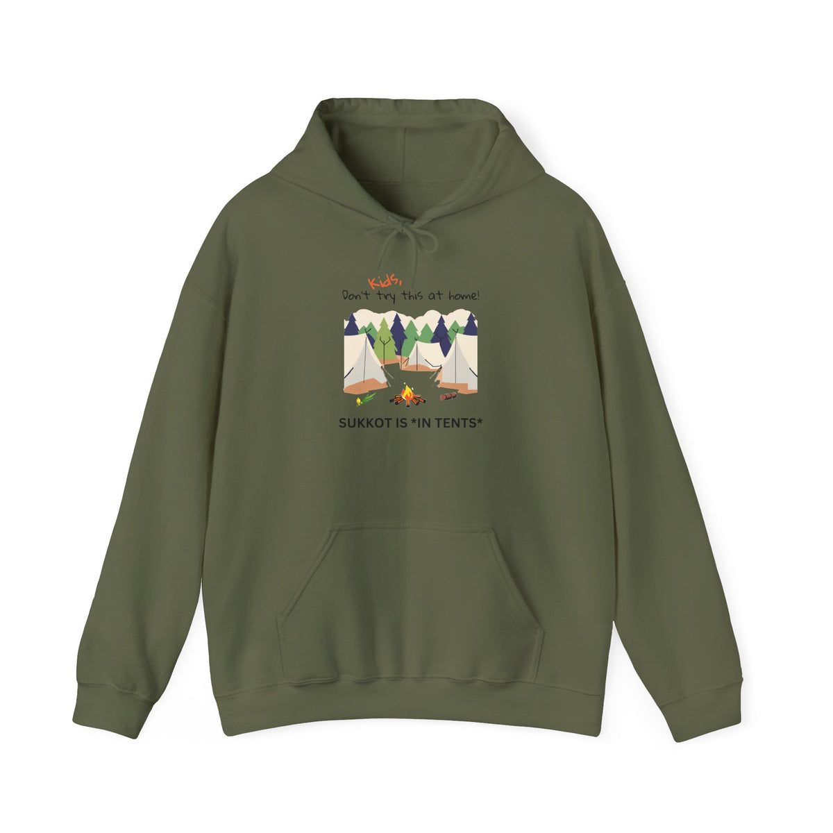 Sukkot Hoodie Unisex Hooded Sweatshirt Sukkot Is In Tents