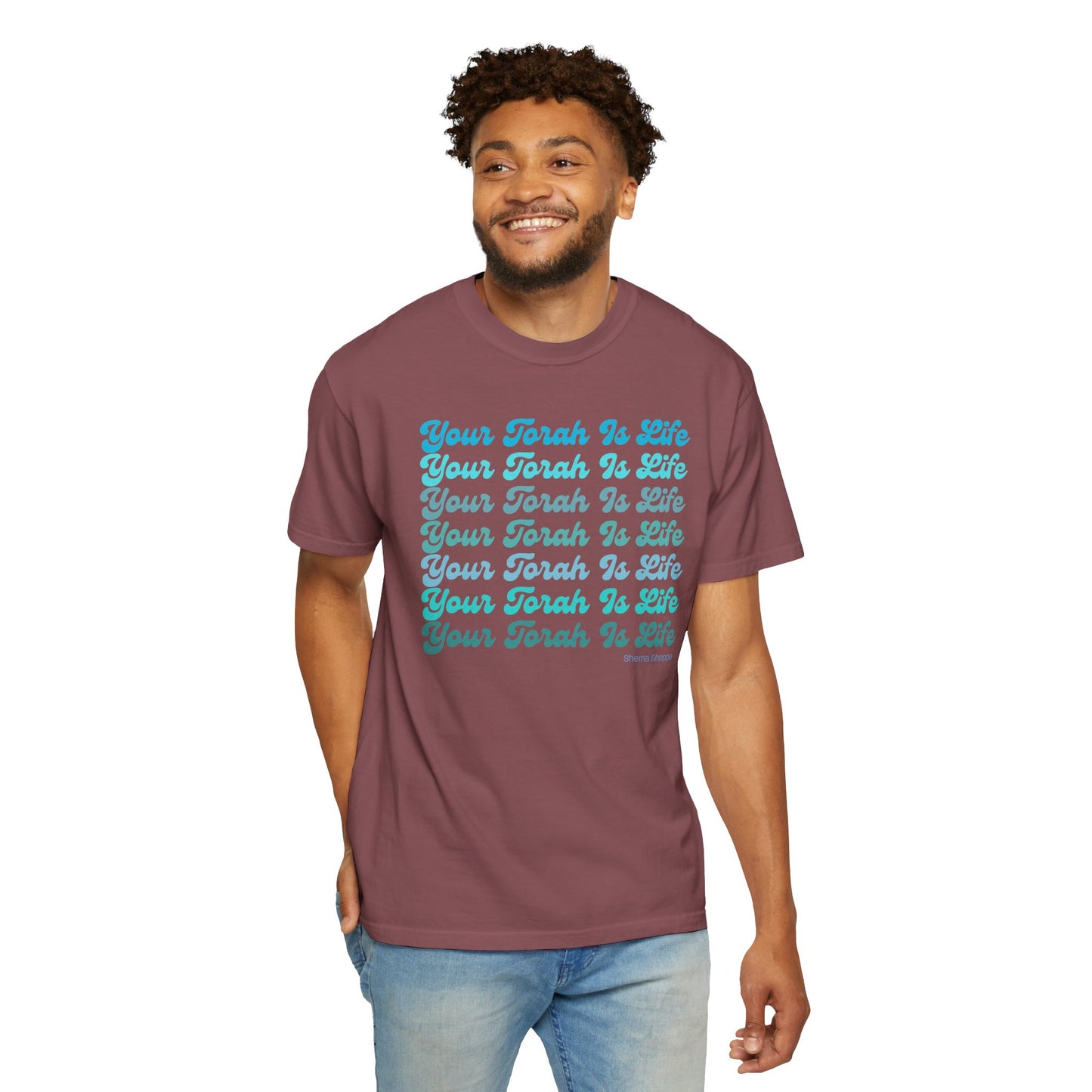 Your Torah Is Life Inspirational T-Shirt - Spiritual Gift, Faith-Based Apparel, Casual Wear, Bible Quote Shirt, Feast and Fellowship Tee