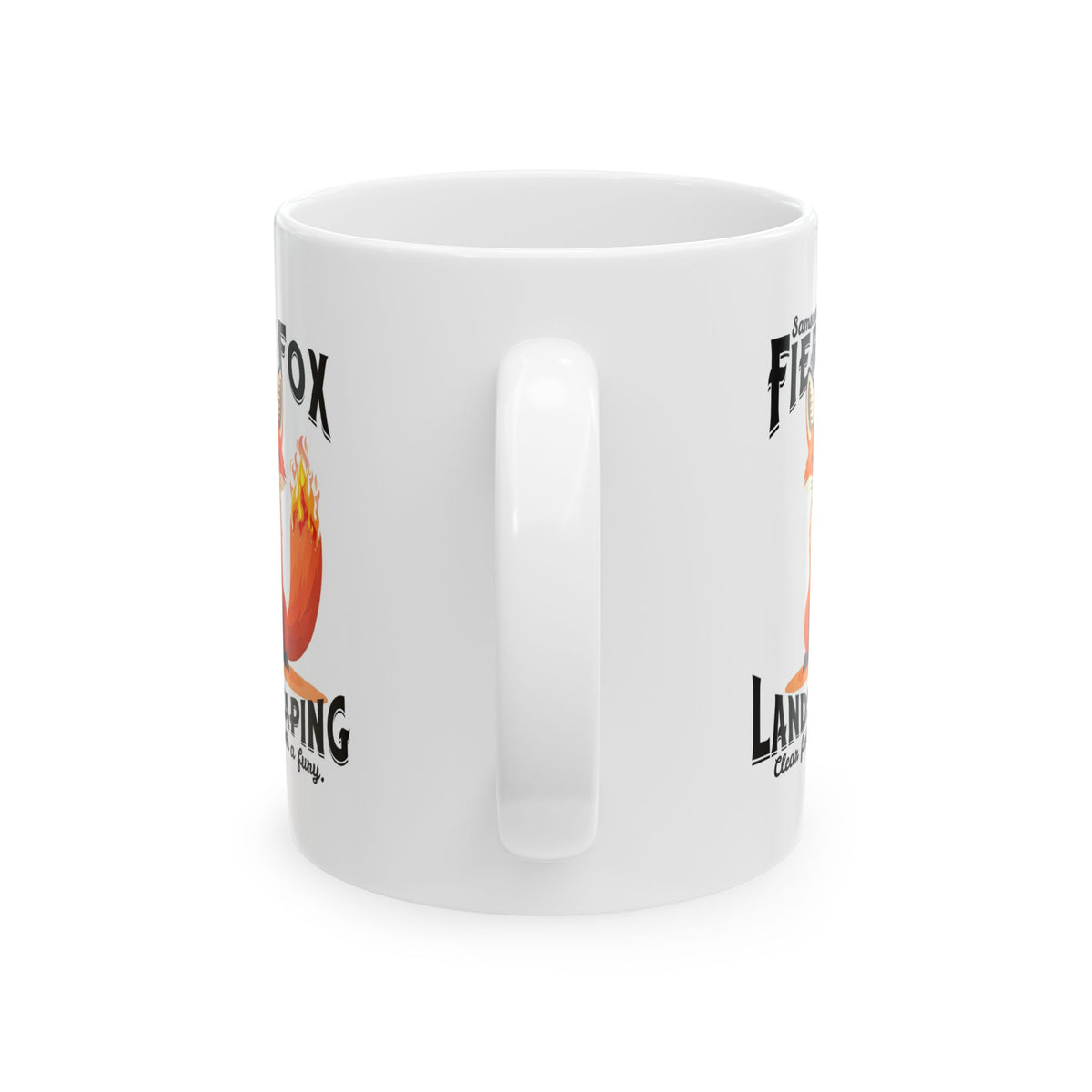 Mug - Fiery Fox Landscaping Samson Bible Funny Ceramic Mug (11oz, 15oz)