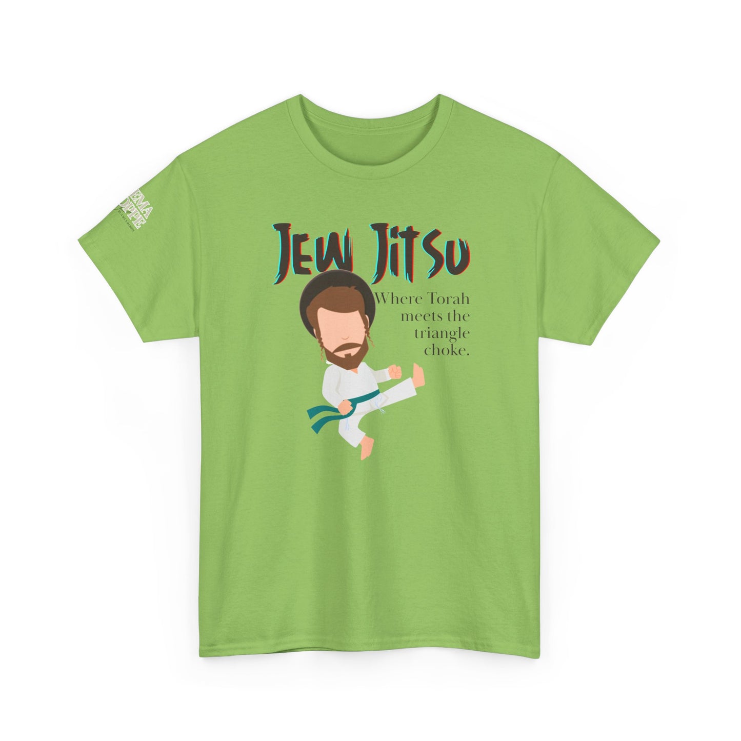 Jew Jitsu Funny Unisex Tee - Cotton Martial Arts Torah Shirt