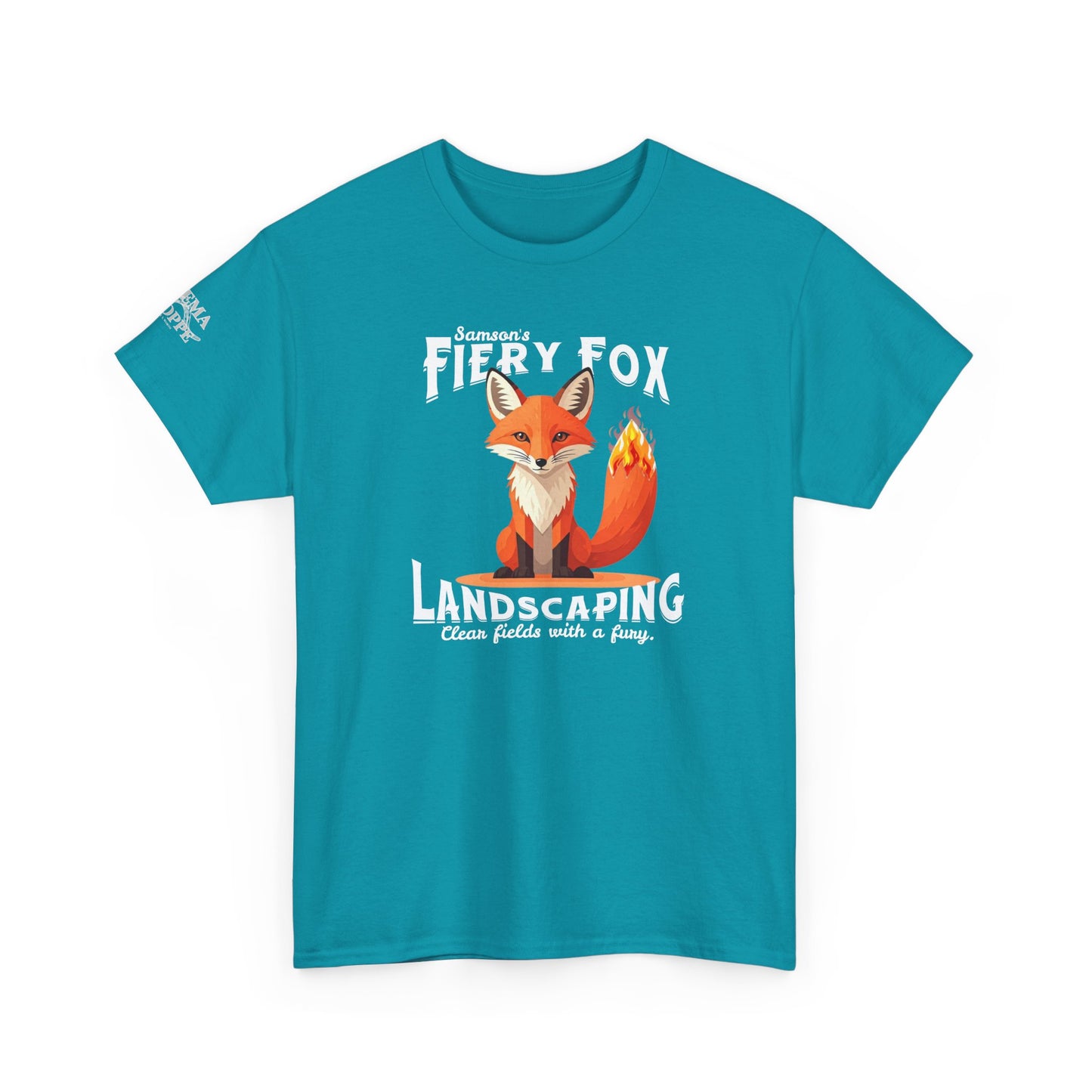 Fiery Fox Landscaping Unisex Heavy Cotton Tee - dark shades