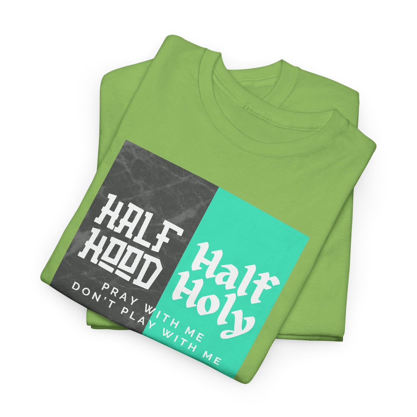 Half Hood/Half Holy Unisex Heavy Cotton Tee