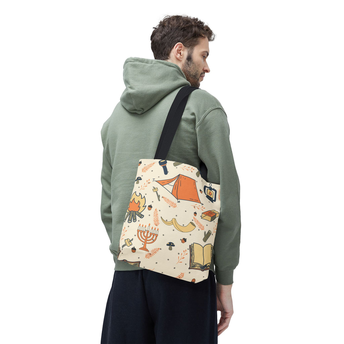 Sukkot Tents Tote Bag (AOP)