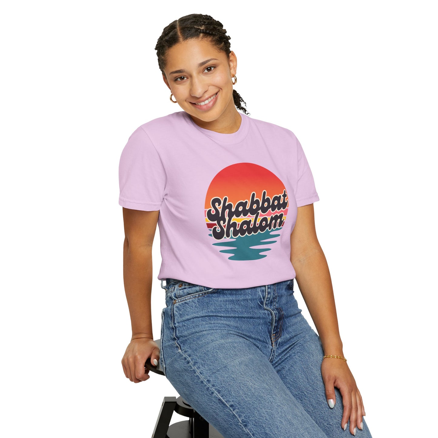 Sunset Shabbat Shalom T-shirt