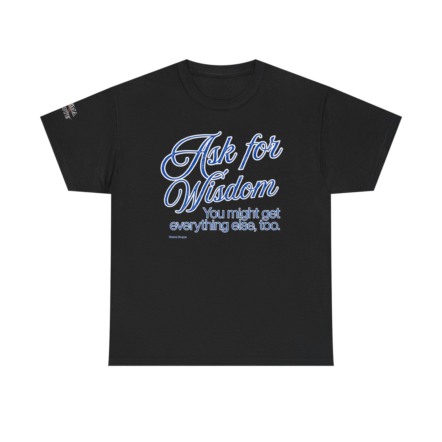 Ask For Wisdom Unisex Heavy Cotton Tee