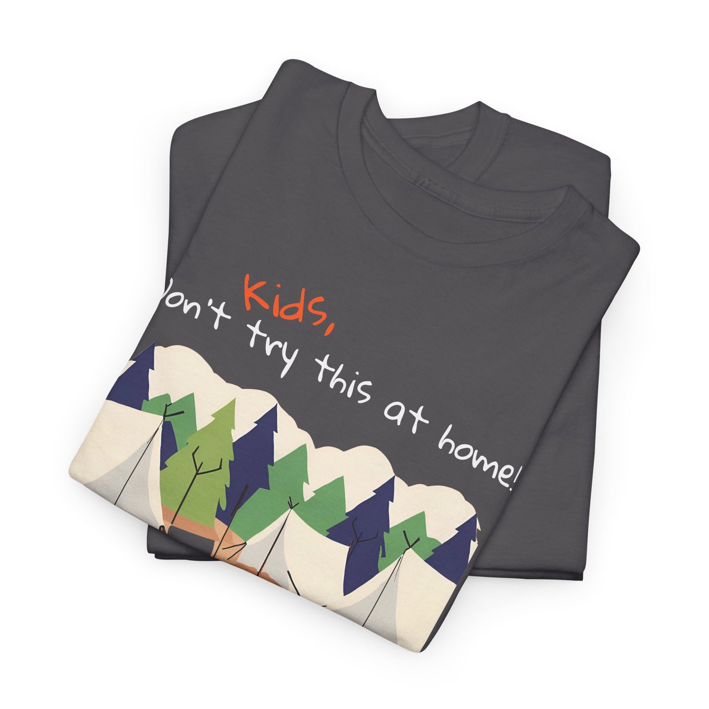 Personalized Kids, Don't Try This At Home Sukkot Shirt, dark colors