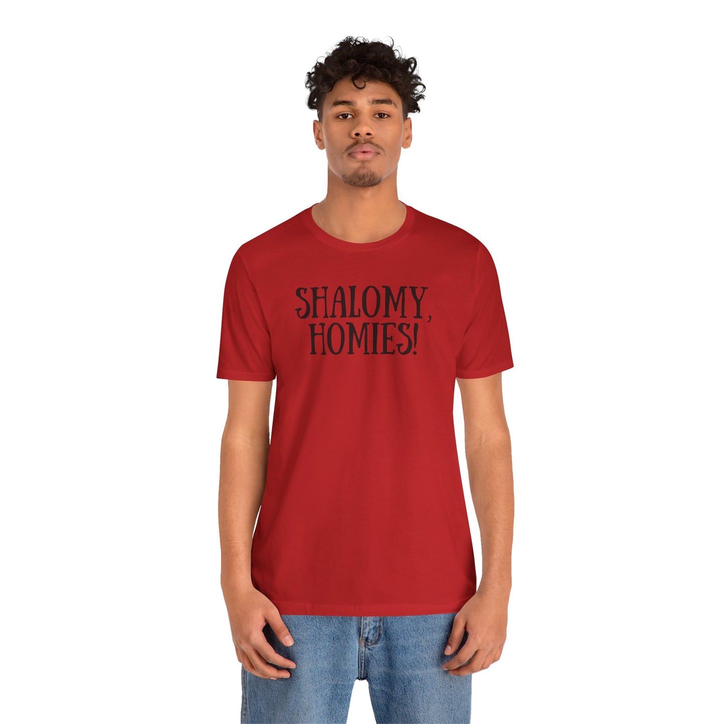 Shalomy Homies Tee - Funny Torah Obervant Greeting T-Shirt (Canada)