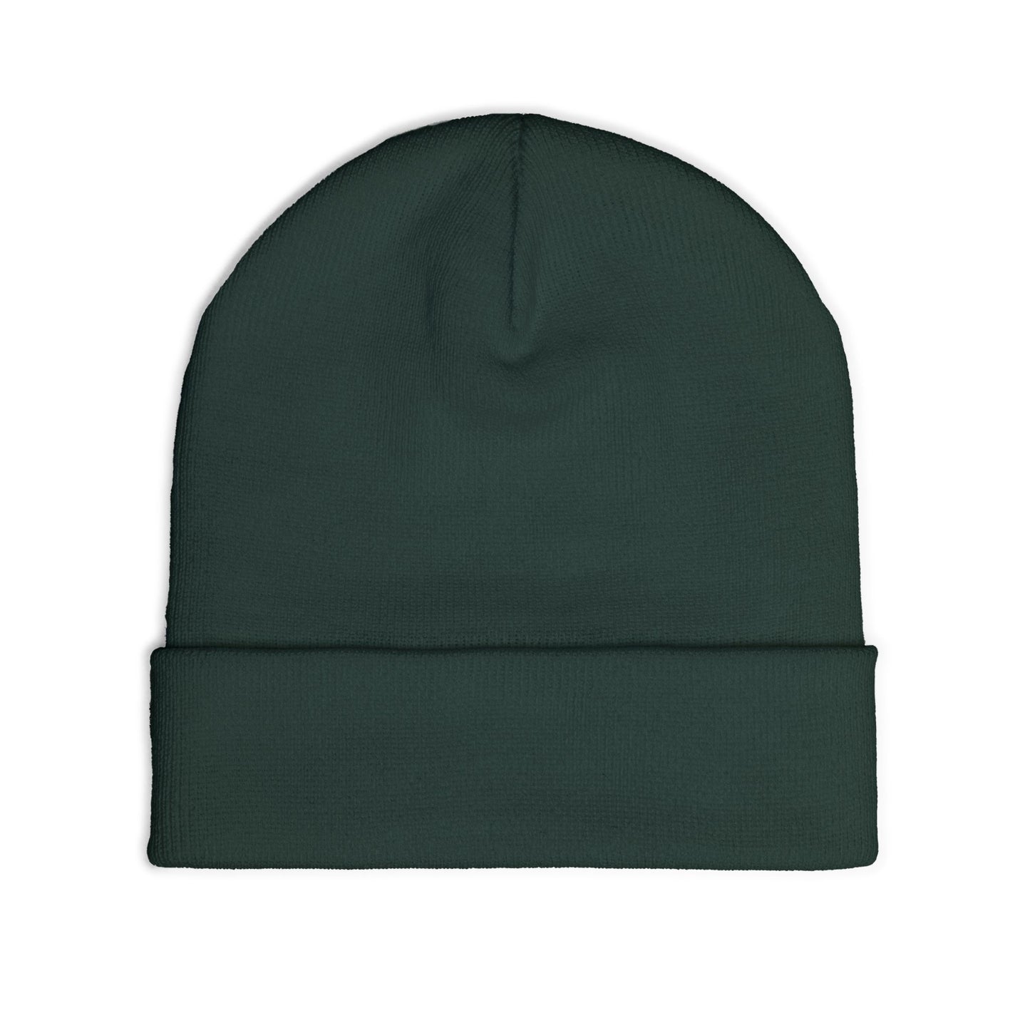 Embroidered 'That's Pagan' Knit Beanie — Thumbs Down Logo Winter Hat
