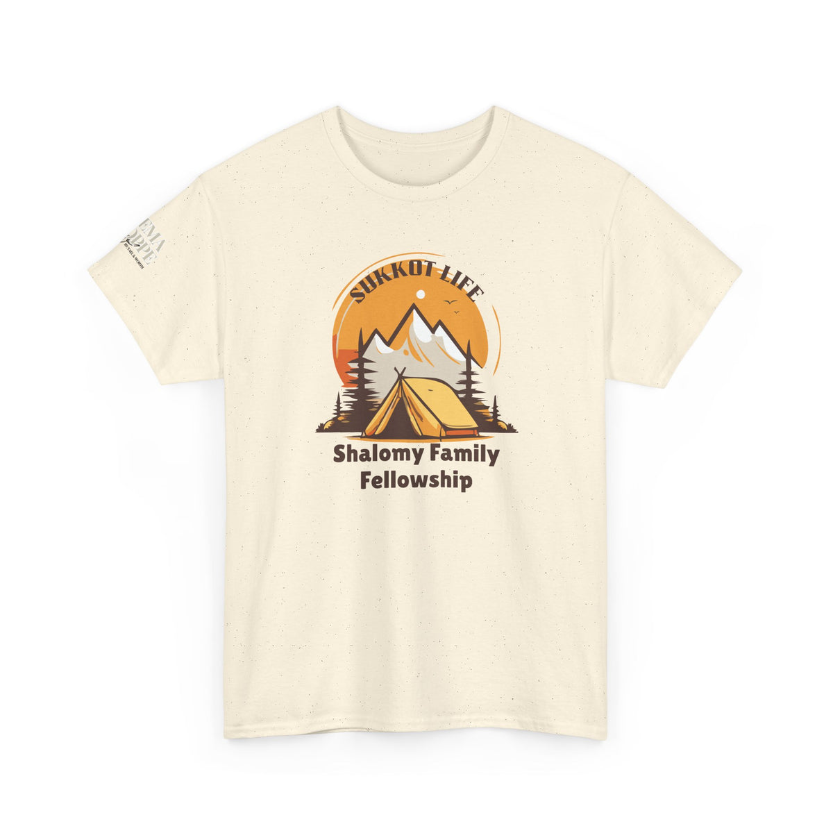 Sukkot Life Tee - Camping Biblical Feast Fellowship Shirt