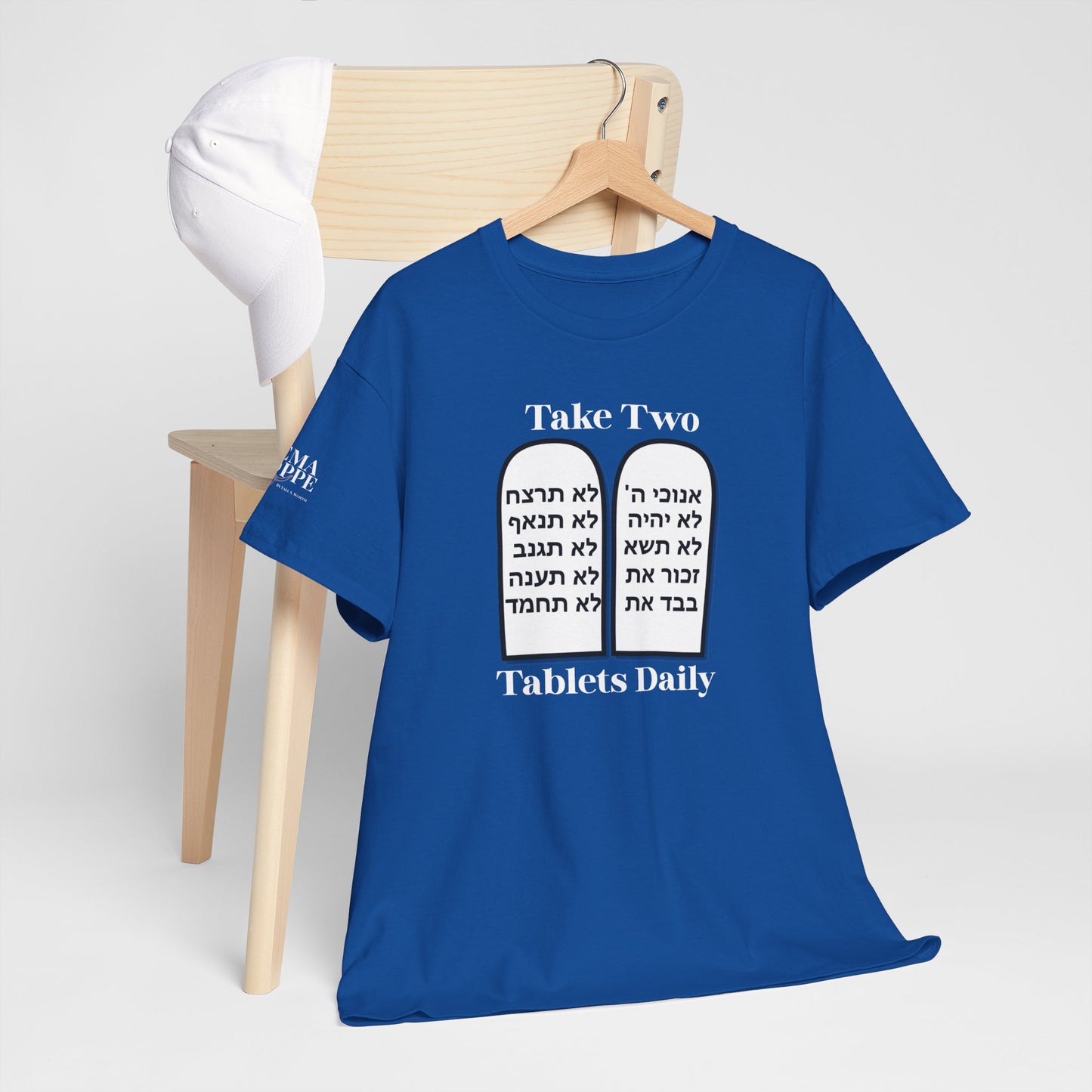 Unisex Tee Take Two Tablets Daily Commandments Shirt