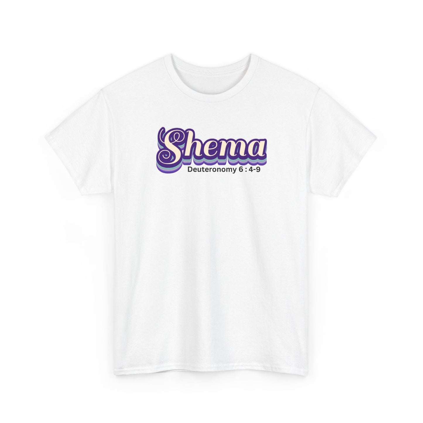 Faded Retro Shema Unisex Heavy Cotton Tee