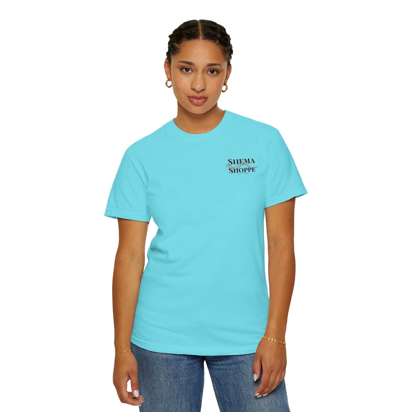 Open your Mouth Garment-Dyed T-Shirt — Rescue the Oppressed Back Print