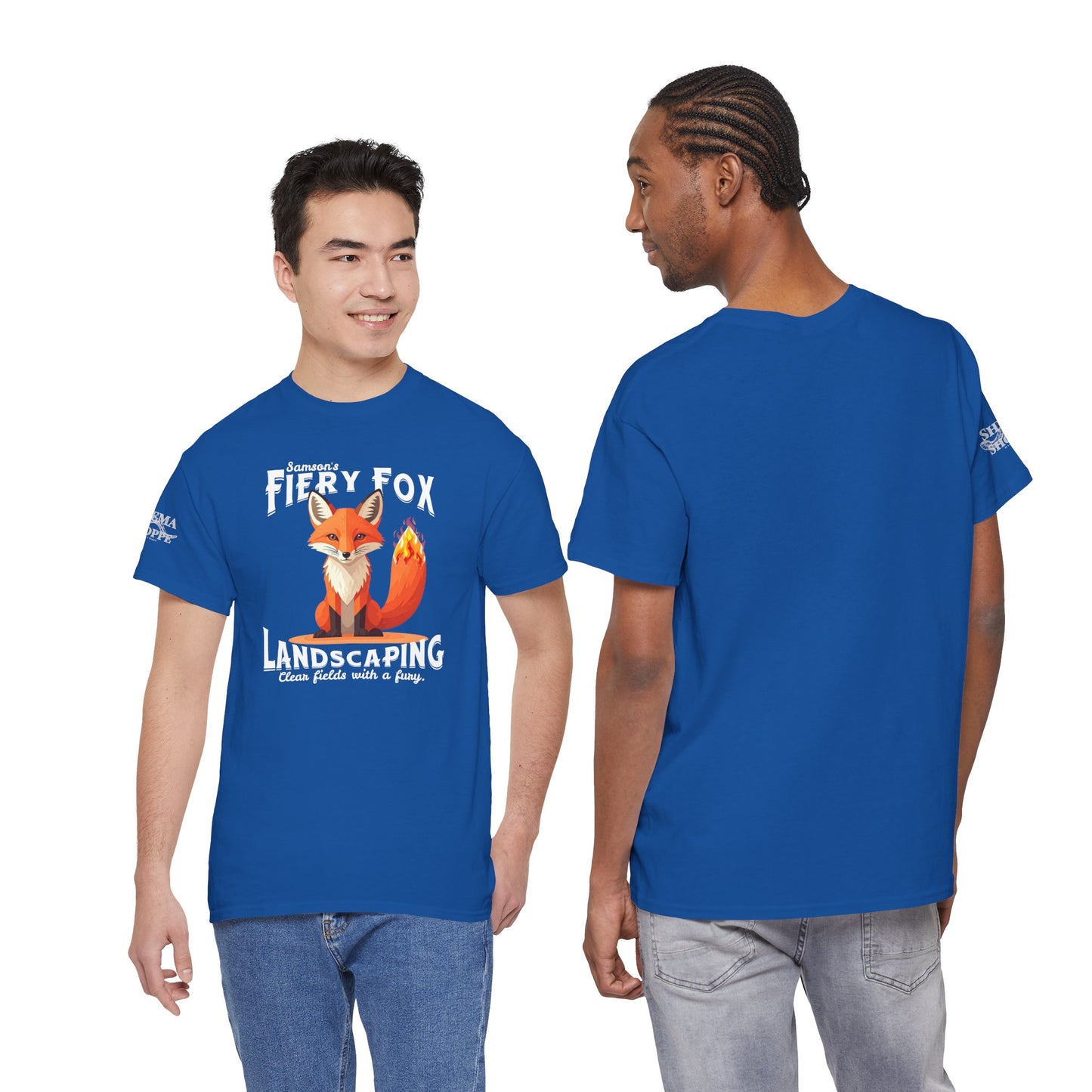 Fiery Fox Landscaping Unisex Heavy Cotton Tee - dark shades