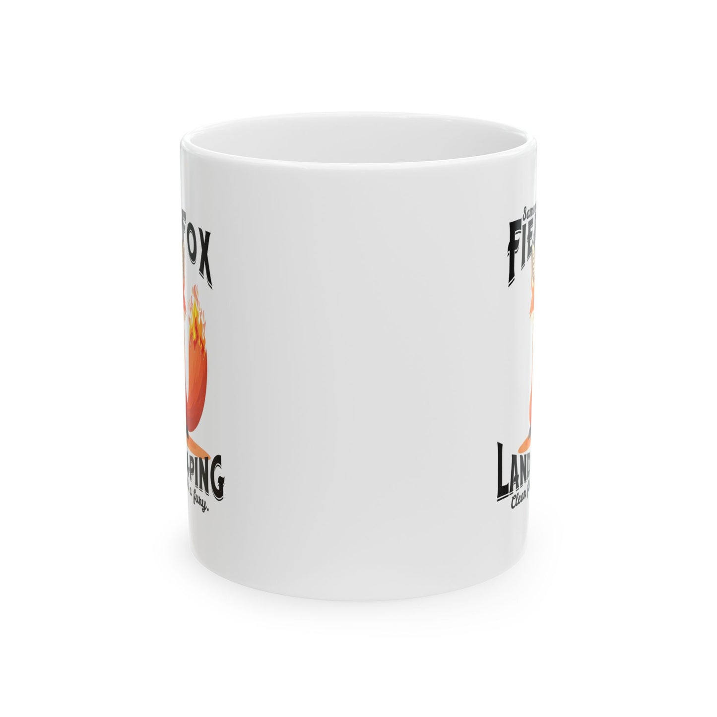 Mug - Fiery Fox Landscaping Samson Bible Funny Ceramic Mug (11oz, 15oz)