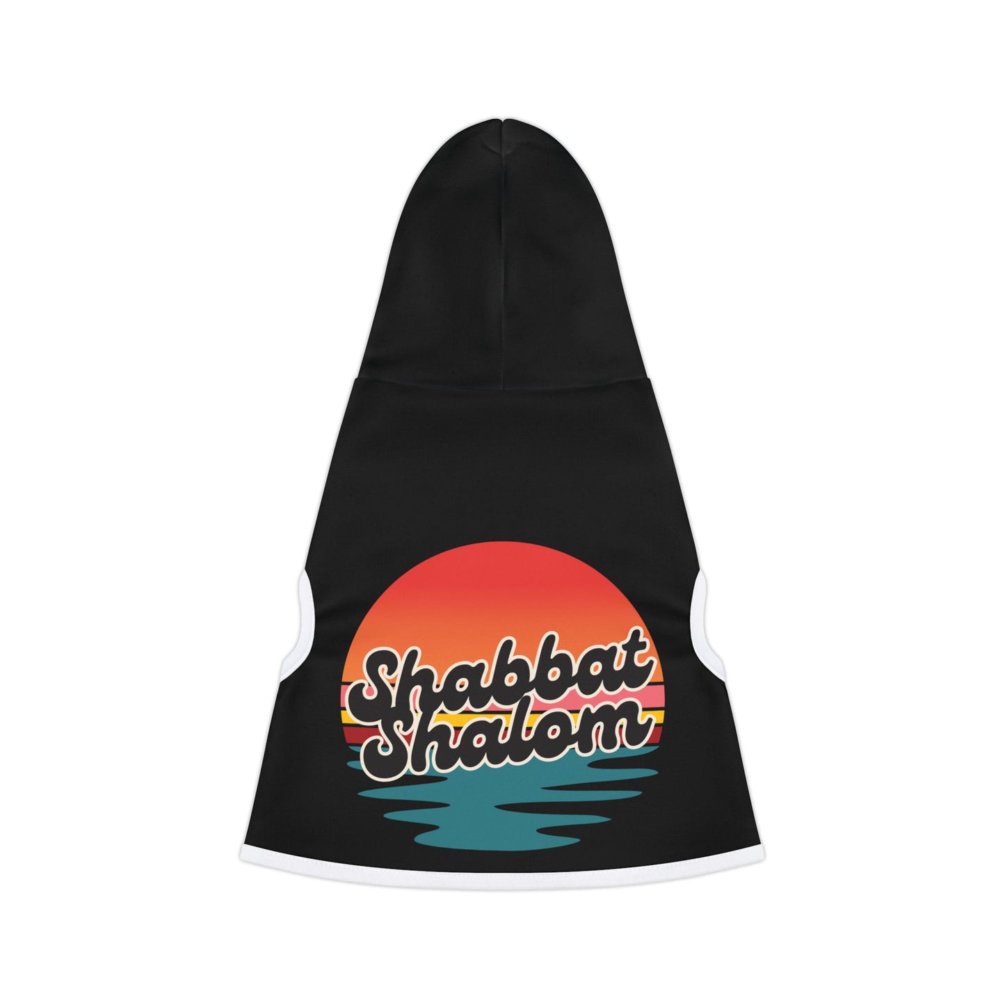 Shabbat Shalom- Pet Hoodie, Stylish Dog Sweater, Cute Dog Outfit, Pet Fashion, Sabbath Apparel, Dog Hoodie Gift