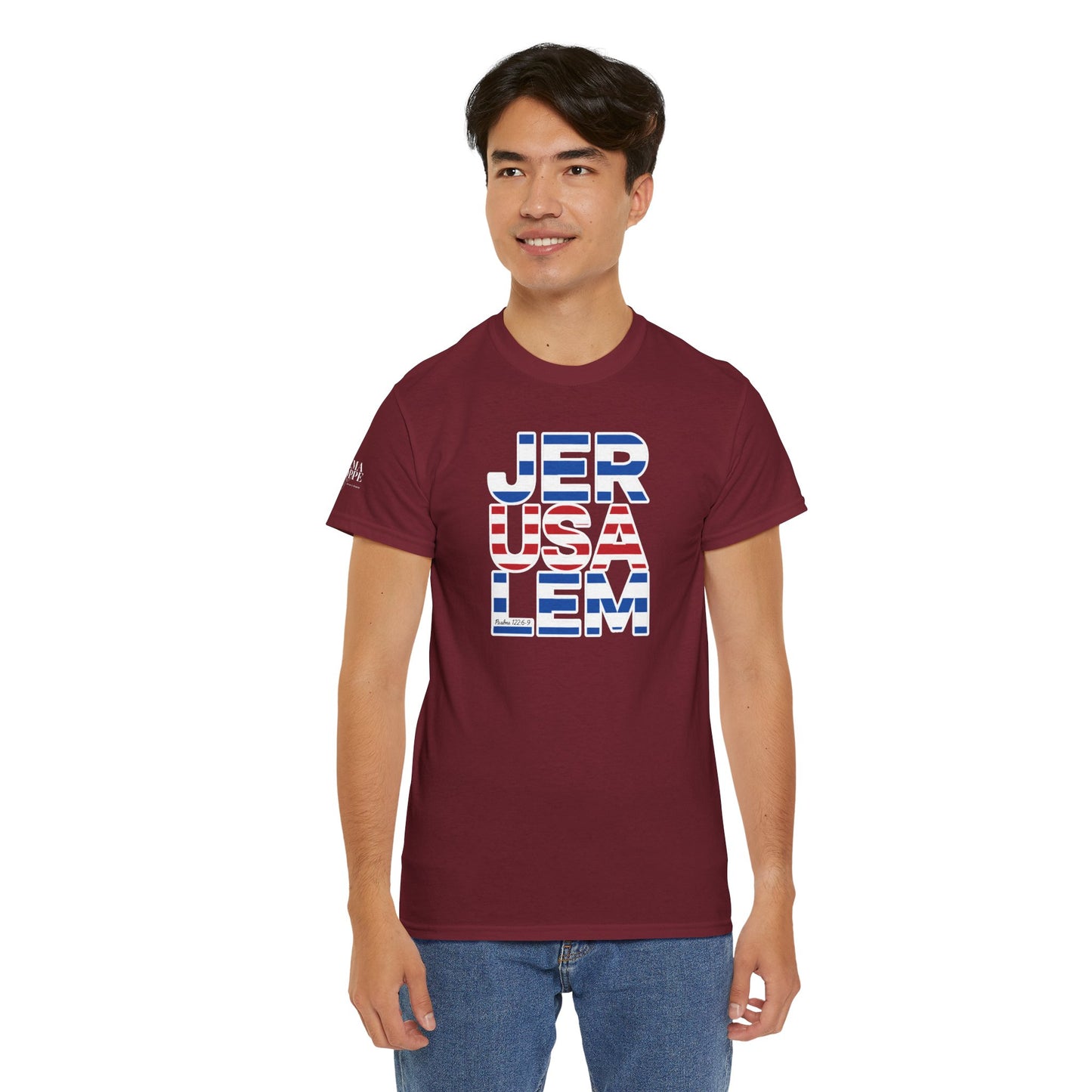 JerUSAlem Psalms 122:6-9 Unisex Tee Patriotic T-Shirt Solidarity