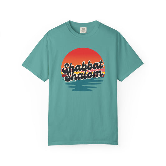 Sunset Shabbat Shalom T-shirt