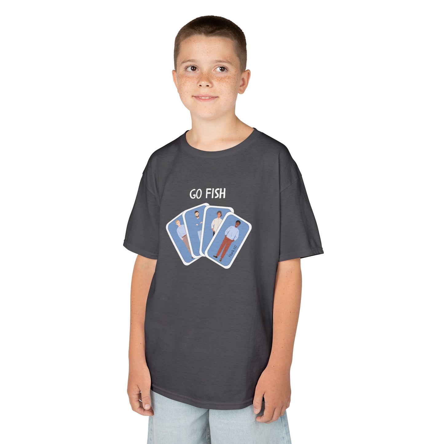 Fishers of Men Go Fish Bible Verse Kid's Cotton T-shirt