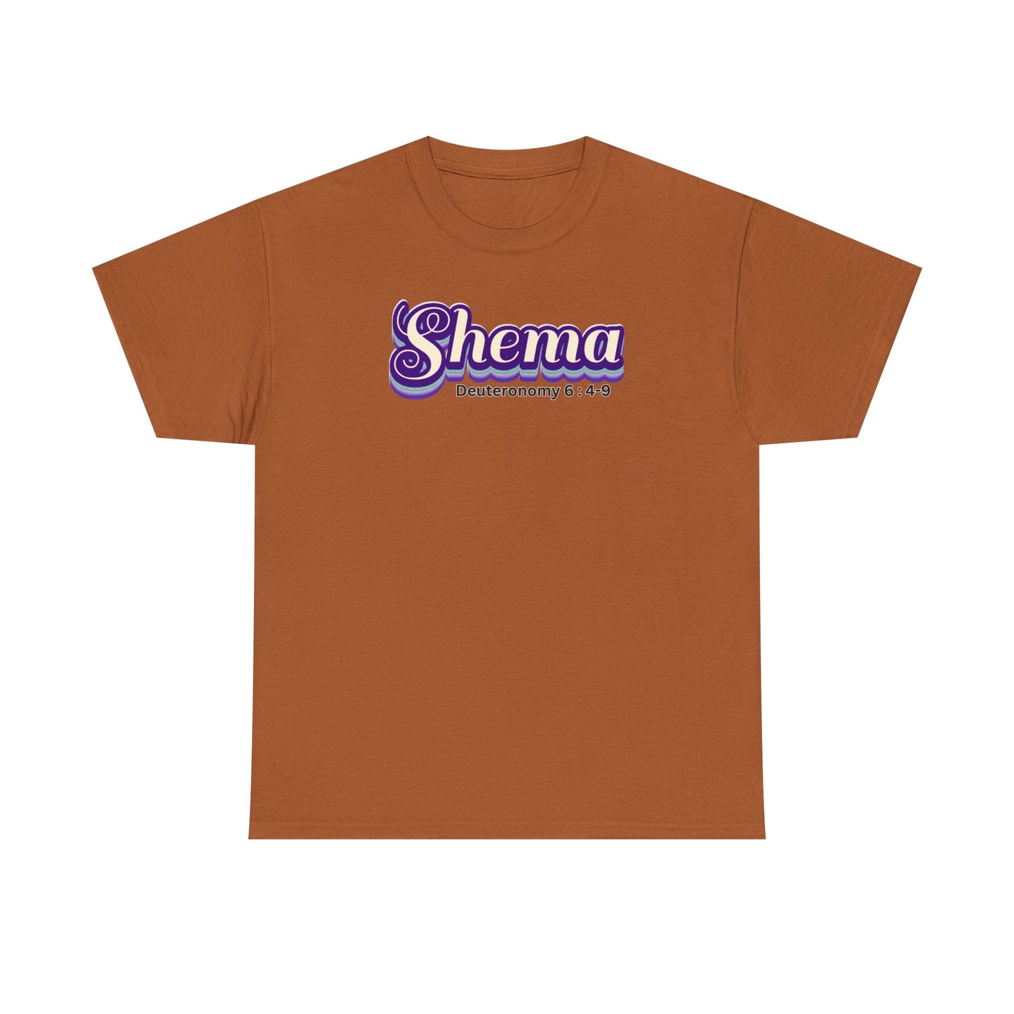Faded Retro Shema Unisex Heavy Cotton Tee