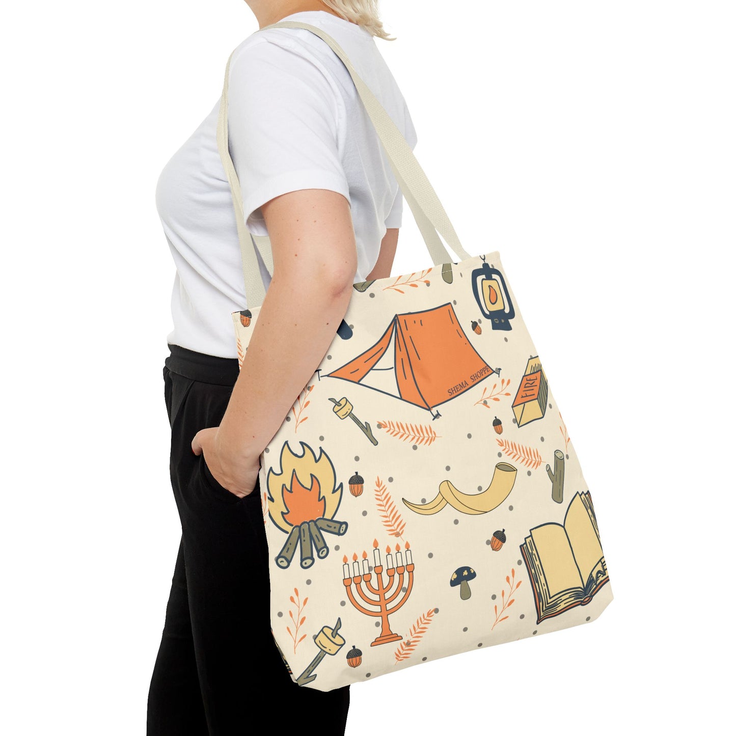 Sukkot Tents Tote Bag (AOP)