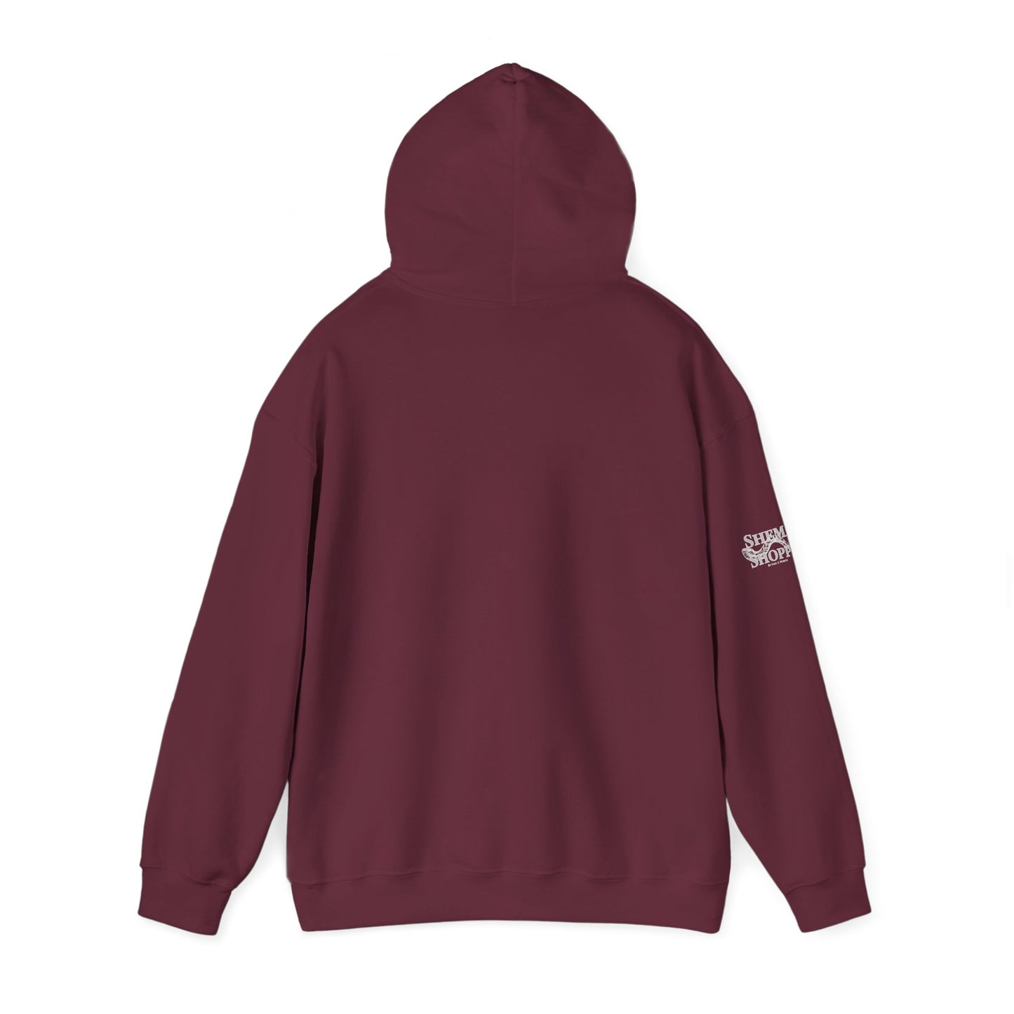 Thar's Pagan Thumbs Down Circle Hoodie — Retro Grunge Anti-Approval Graphic Sweatshirt