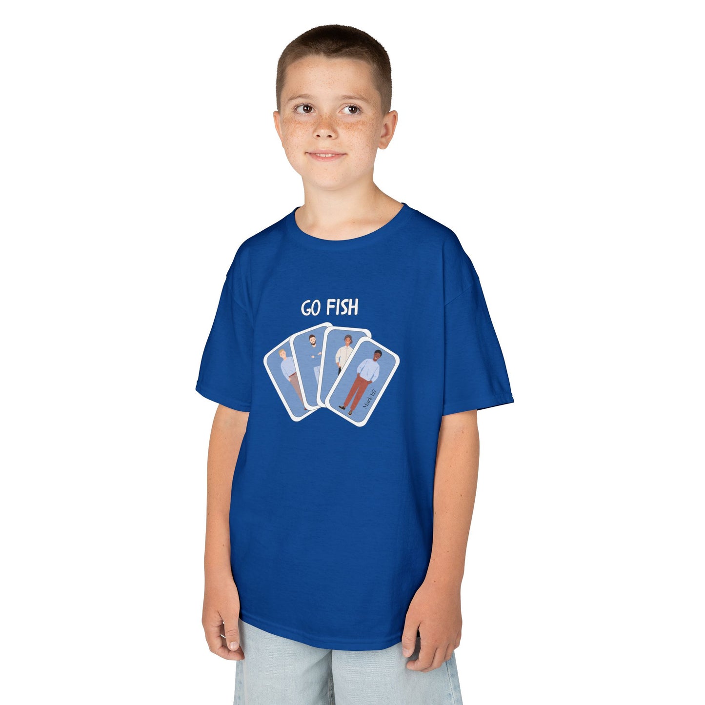 Fishers of Men Go Fish Bible Verse Kid's Cotton T-shirt