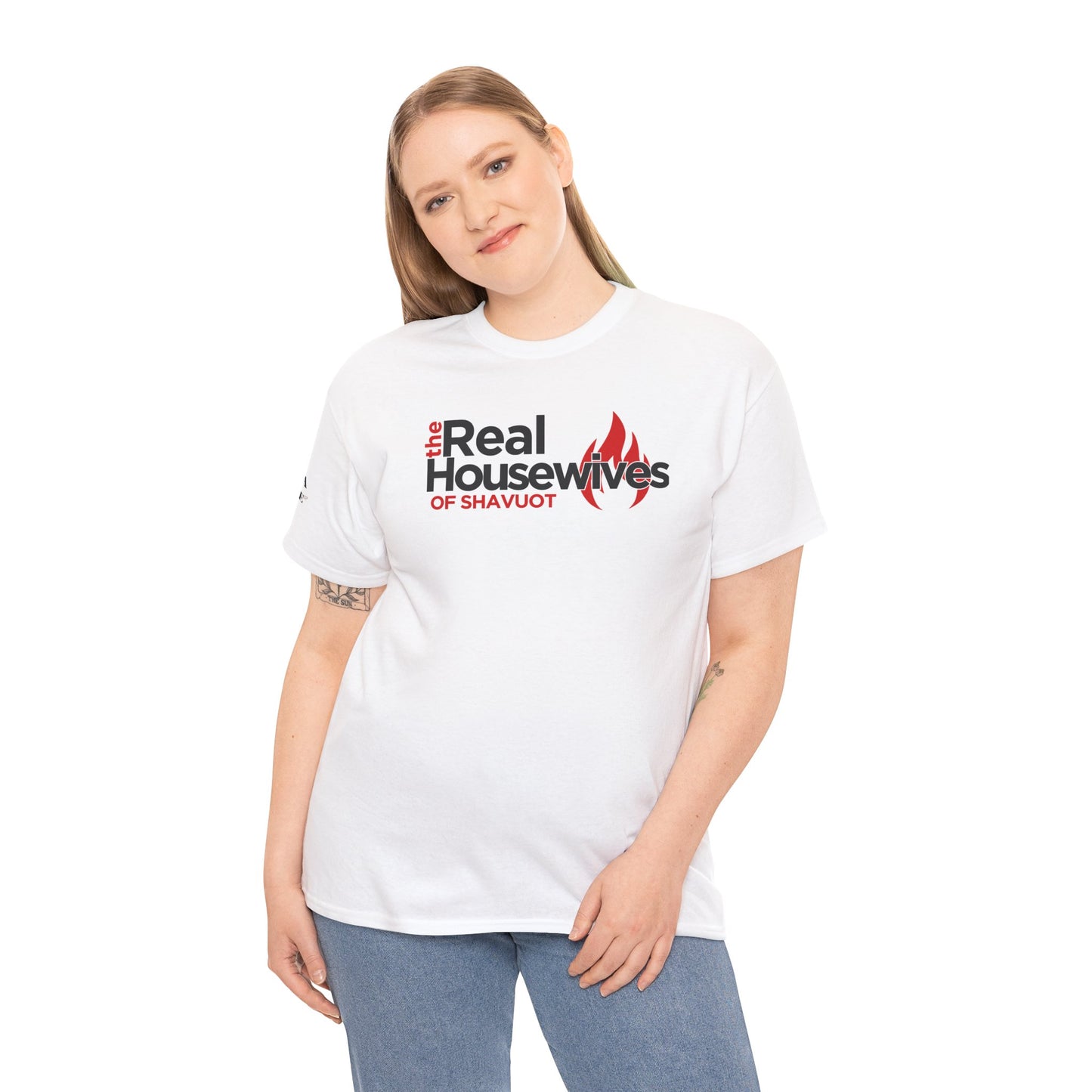 The Real Housewives of Shavuot Flames T‑Shirt Feast of Weeks Biblical Feast
