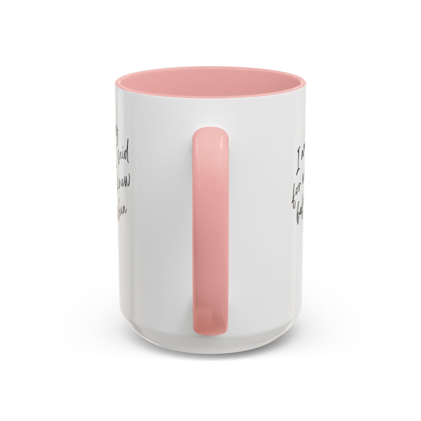 I'm Sorry (Yahshua) Accent Coffee Mug (11, 15oz)