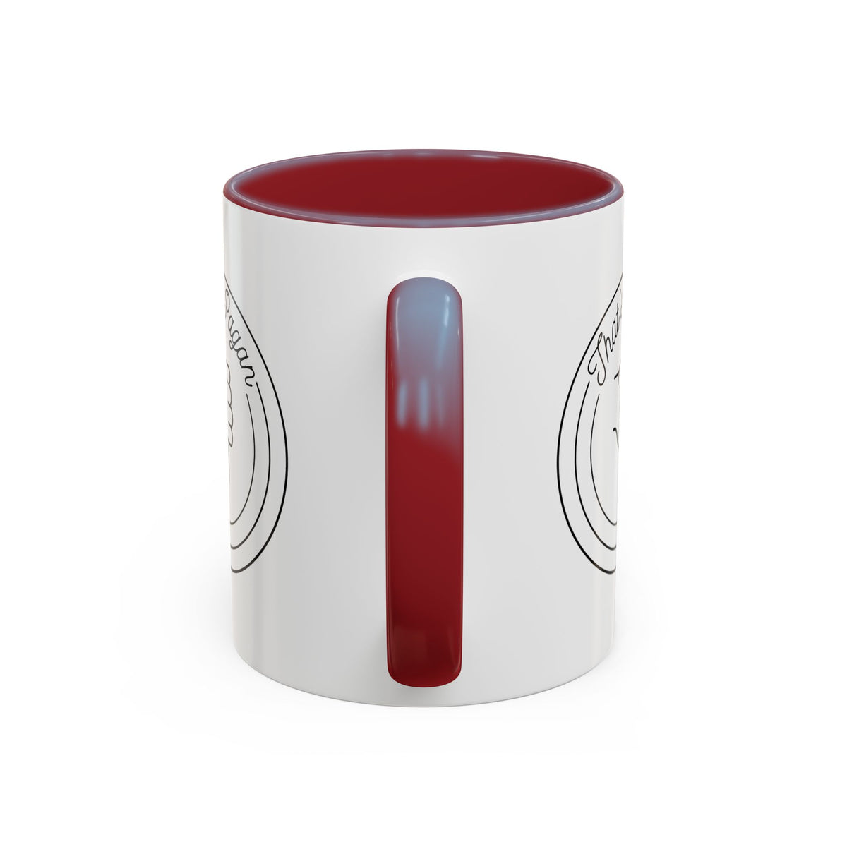 That's Pagan Thumbs Down Accent Coffee Mug