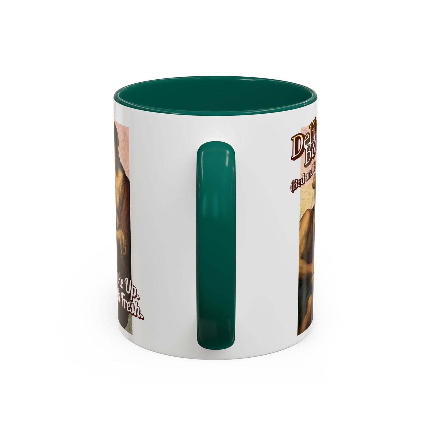 Funny Vintage Sampson Delilah's B&B Coffee Mug Bible Humor