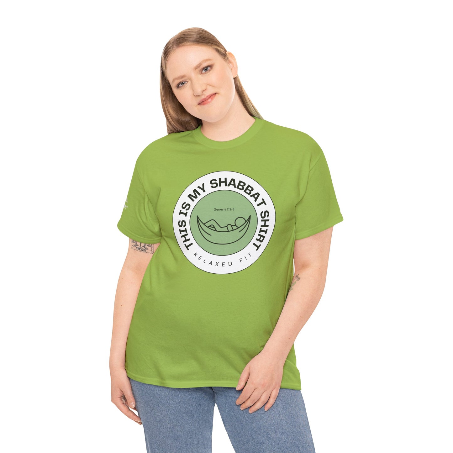 This Is My Shabbat Shirt — Chilling Out Is a Commandment Hammock Sabbath Cotton Tee